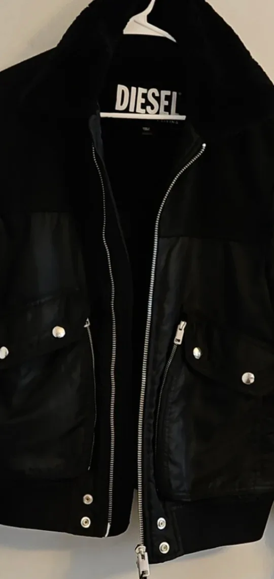Diesel Black Bomber Jacket