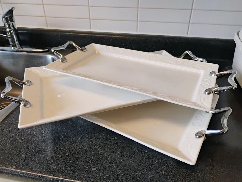 Ceramic Serving Trays ($10 each)