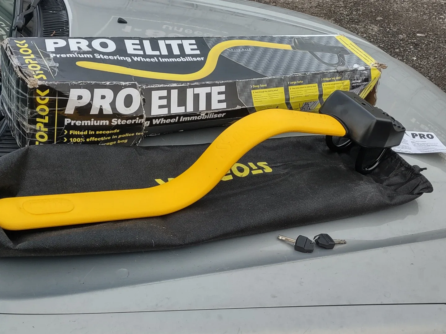 Stoplock Pro Elite Steering Wheel Immobiliser image indicator(3)