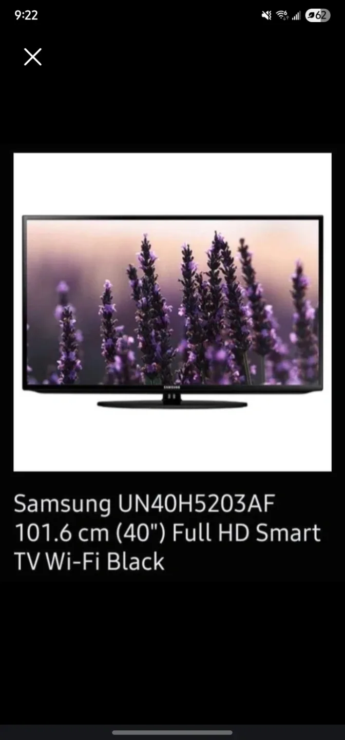 Samsung UN40H5203AF 40" Full HD Smart TV - Black