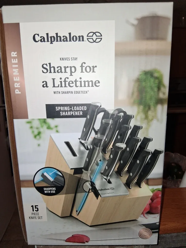 Calphalon Premier 15-Piece Knife Set - New in Box image indicator(2)