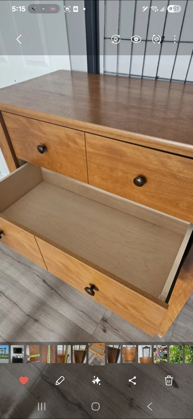 Wooden 6-Drawer Dresser - photo 2