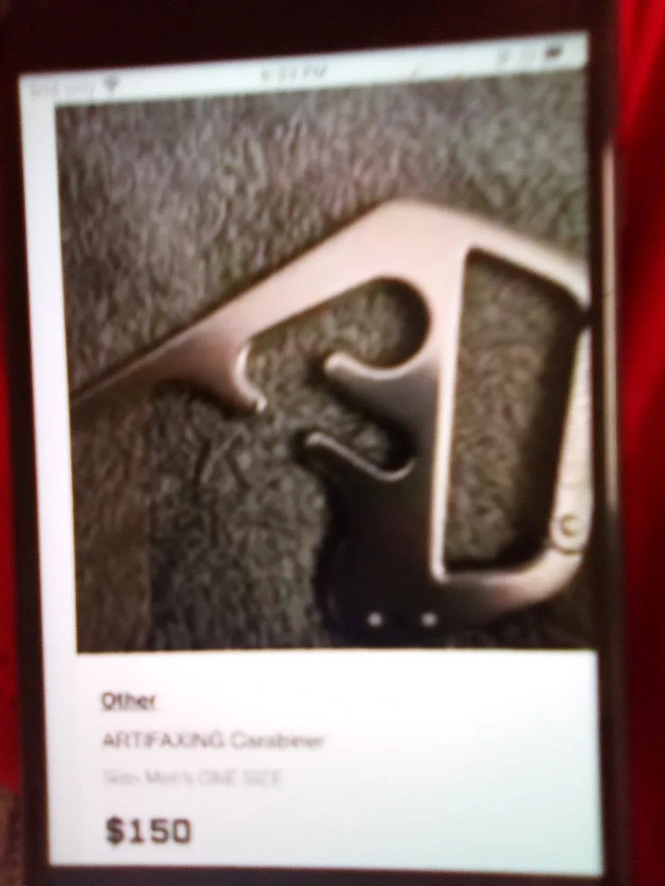 ARTIFAXING Carabiner - Silver image indicator(2)