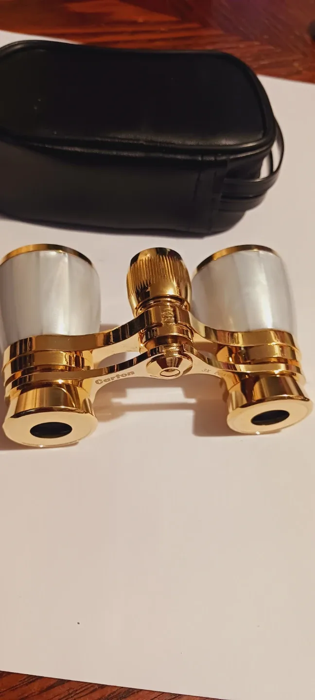 Beautiful French Opera Binoculars with Case thumbnail