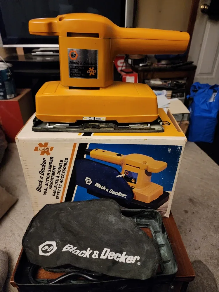 Black & Decker Dual Action Flat  Sander ( orbital & Striaght ) image indicator(4)