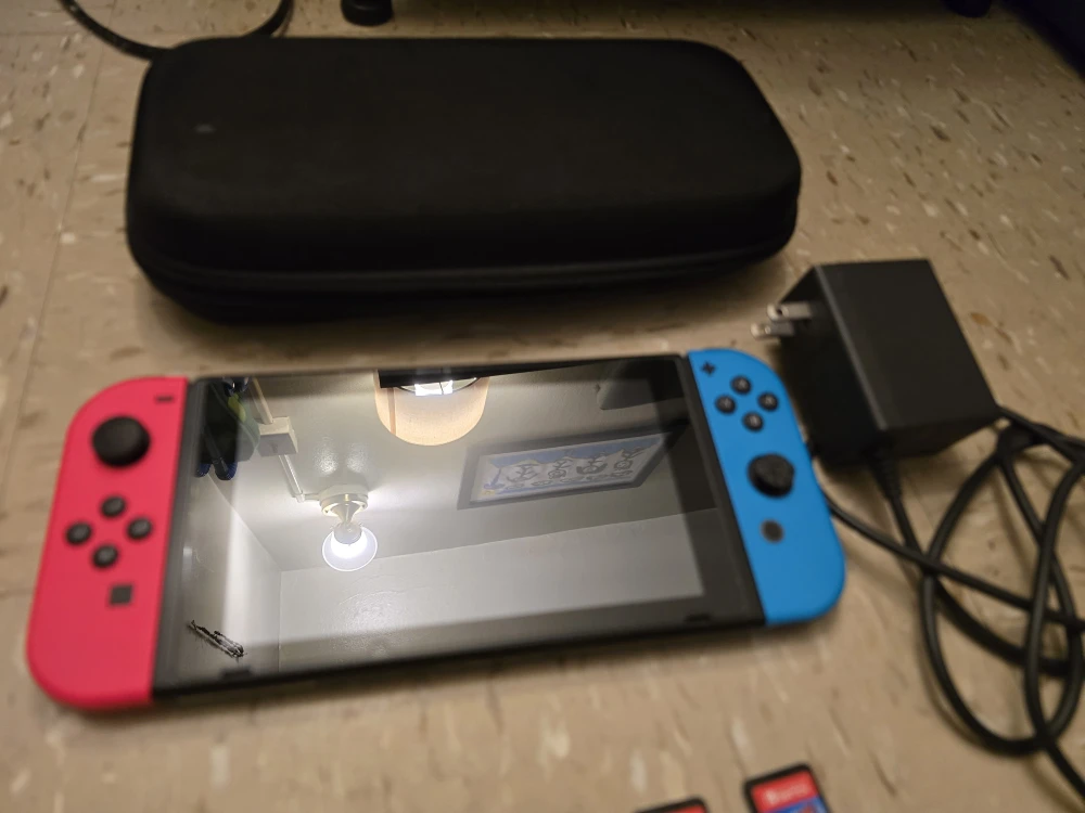Nintendo Switch with 5 Games and Case