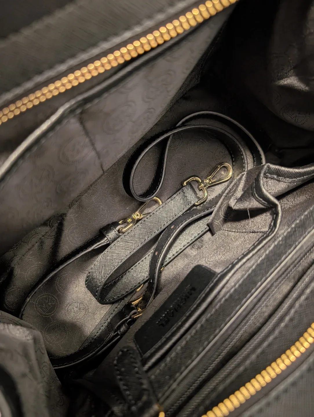 Michael Kors Black Satchel image indicator(3)