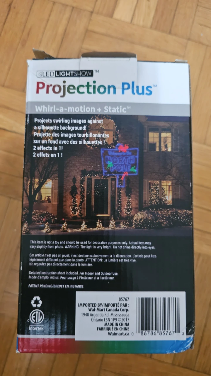 LED Lightshow Projection Plus - Whirl-a-motion + Static - photo 2