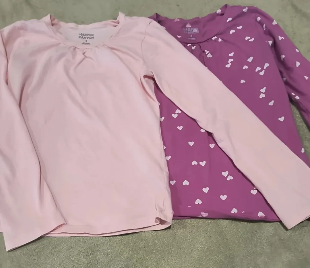 Harper Canyon Girls' Long Sleeve Shirts - Size 8 image indicator(6)