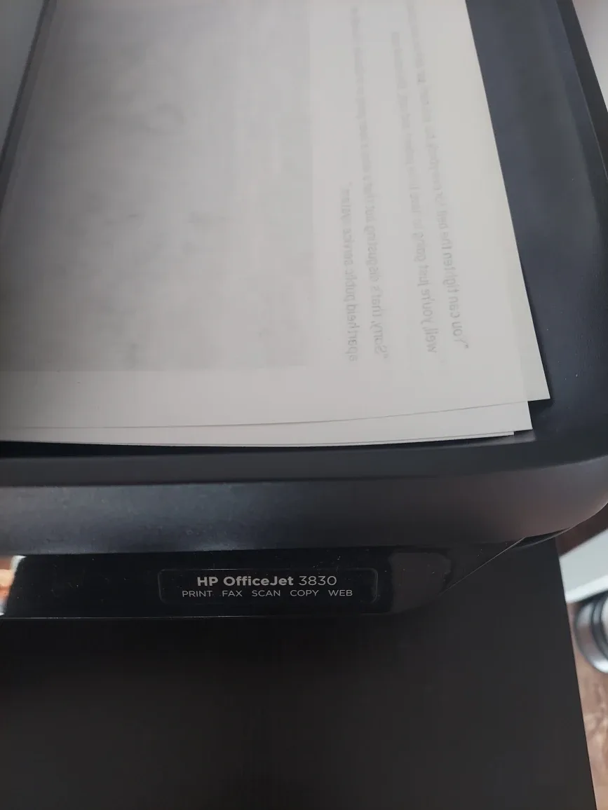 HP OfficeJet 3830 Printer - Print, Scan, Copy image indicator(3)