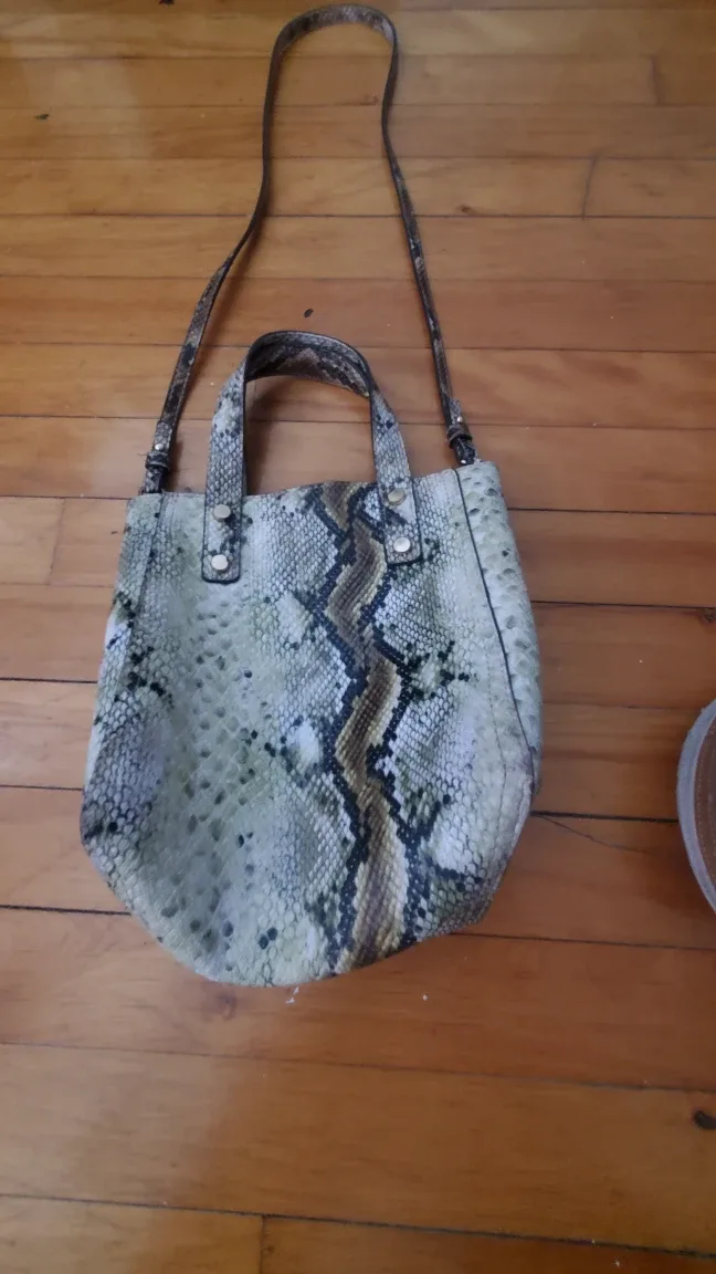 Sac à main motif serpent image indicator(3)