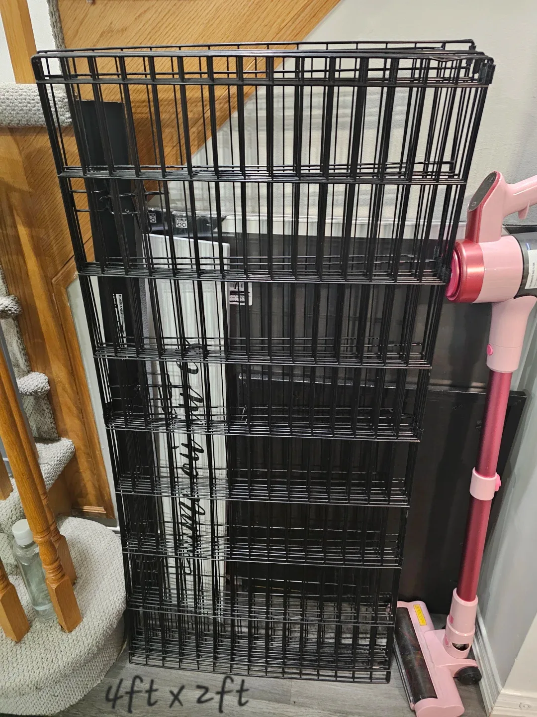 Black Wire Pet Playpen - 4ft x 2ft image indicator(2)