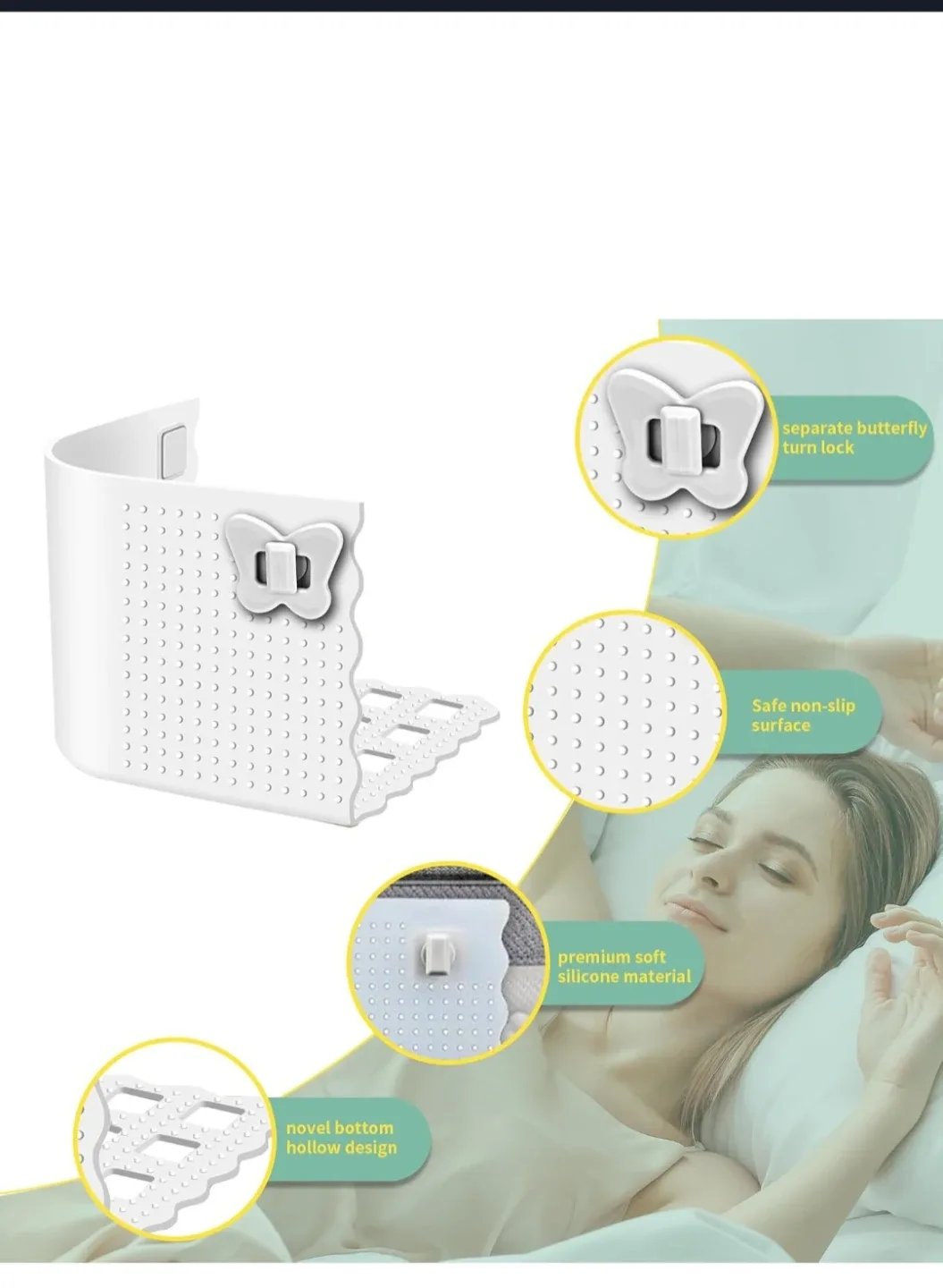 Bed Sheet Holder Straps - Say Goodbye to Messy Sheets! image indicator(4)