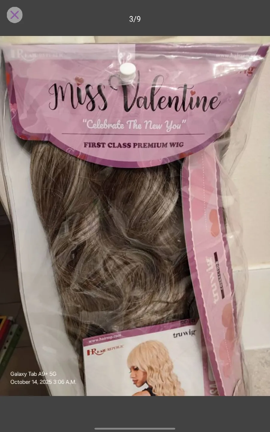 New Miss Valentine Mellisa Wig - Ash Blonde image indicator(3)