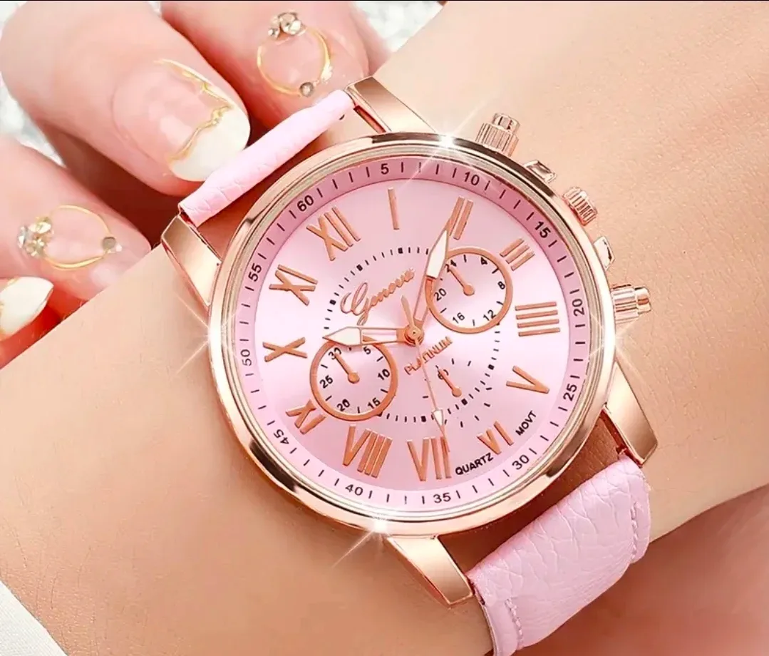 Geneva Platinum Quartz Watch image indicator(2)