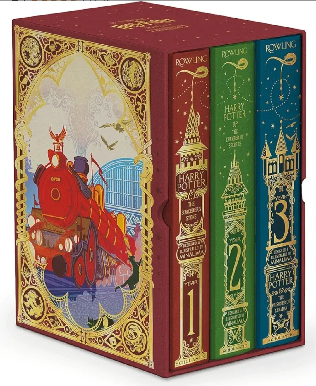 Harry Potter MinaLima Edition Books 1-3