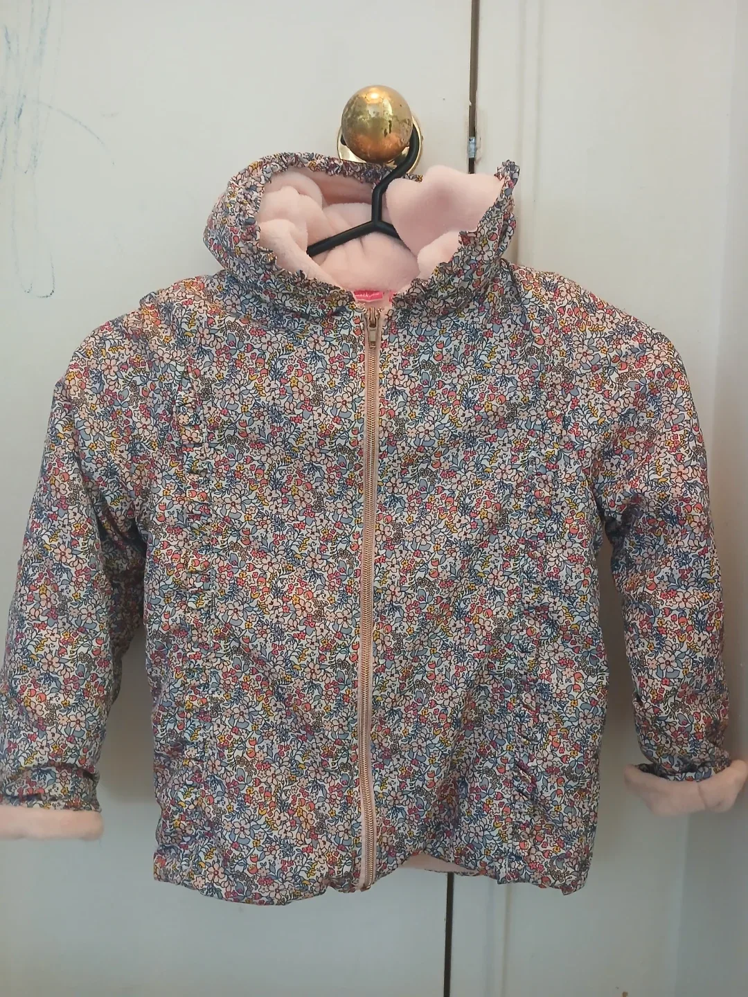 Penelope Mack 6X Floral Print Puffer Jacket