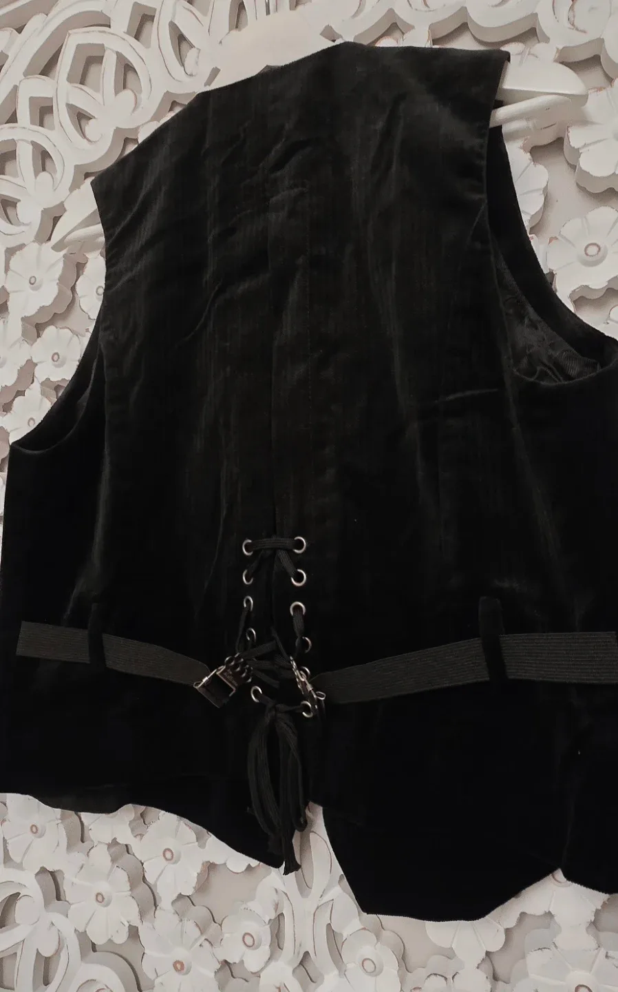 John Galliano Embellished Velvet Vest image indicator(5)