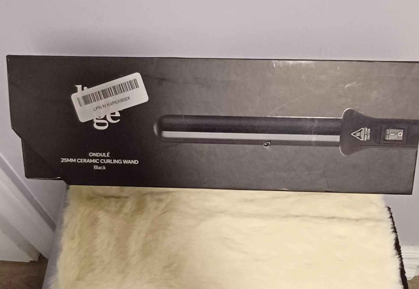 L'ange Ondulé 25mm Curling Wand - Black - photo 5