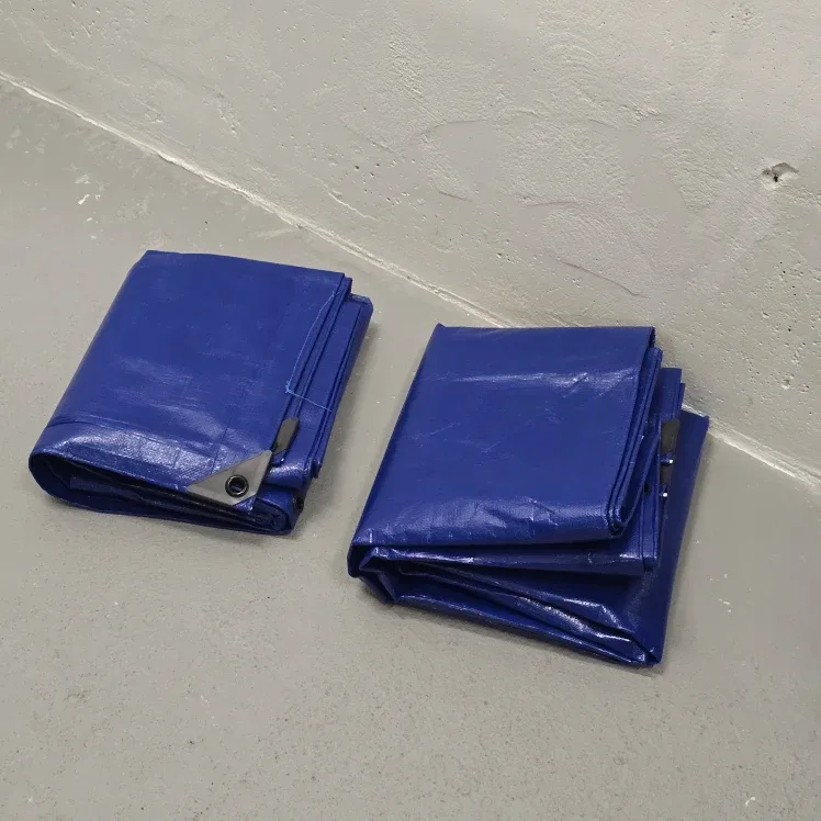 2x Blue Tarp Covers Brand New Unused 8x8