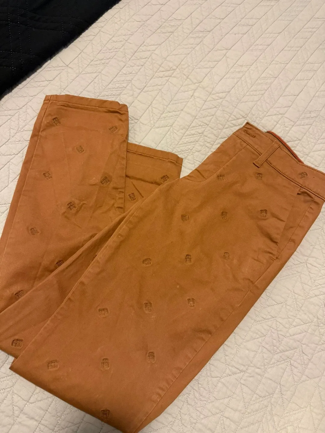 Tommy Hilfiger Brown Patterned Chinos Pants image indicator(3)