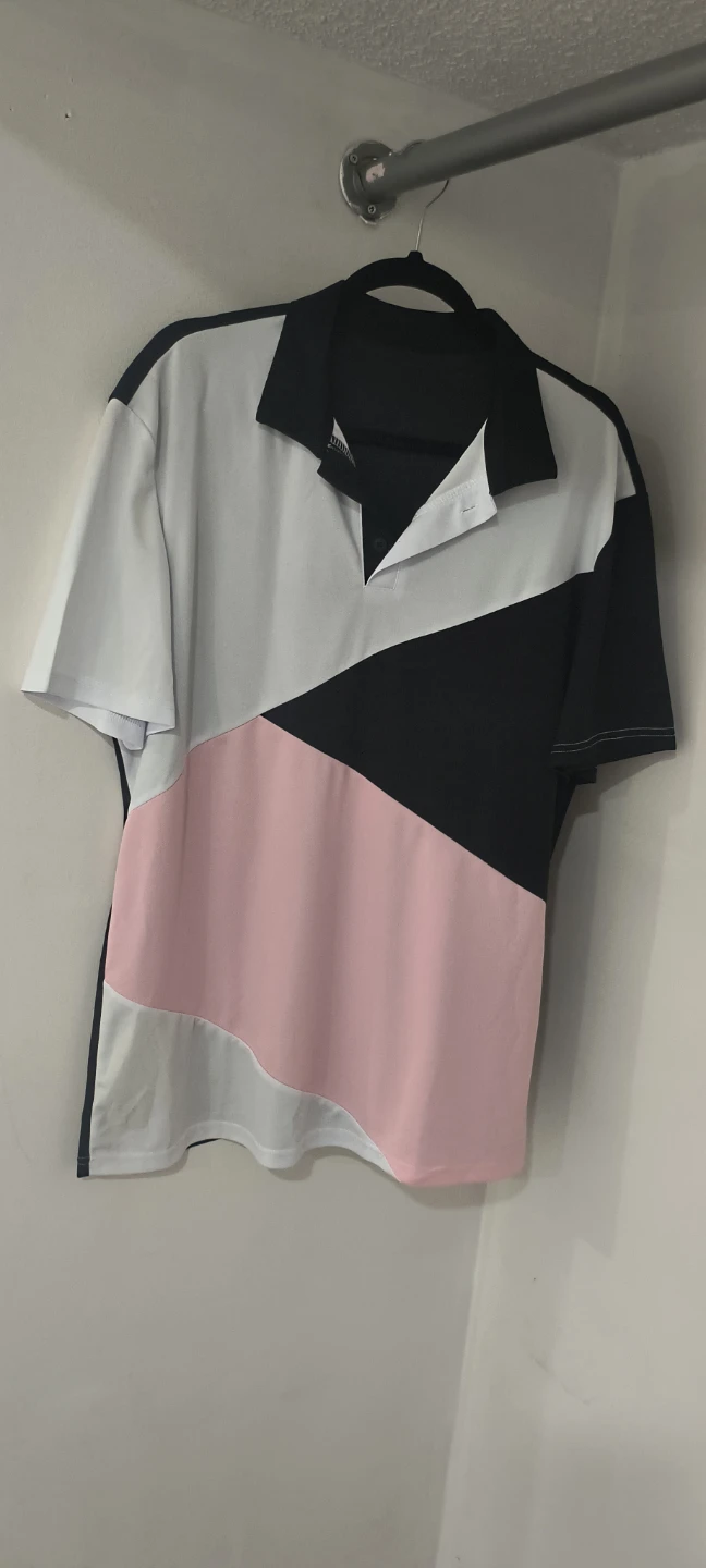 Colour Block Polo Shirt 🥕