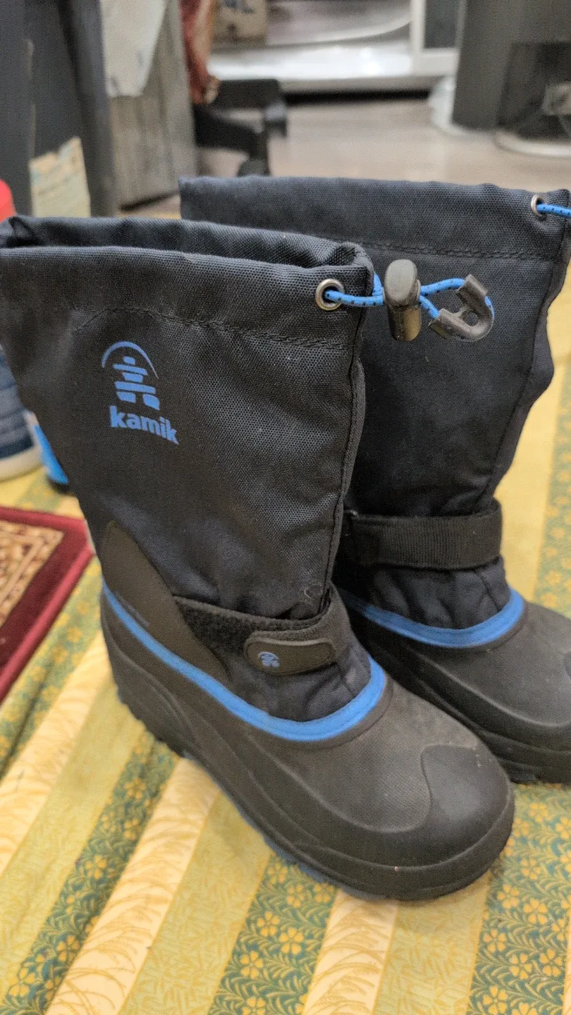 Kamik Kids' Black Winter Boots