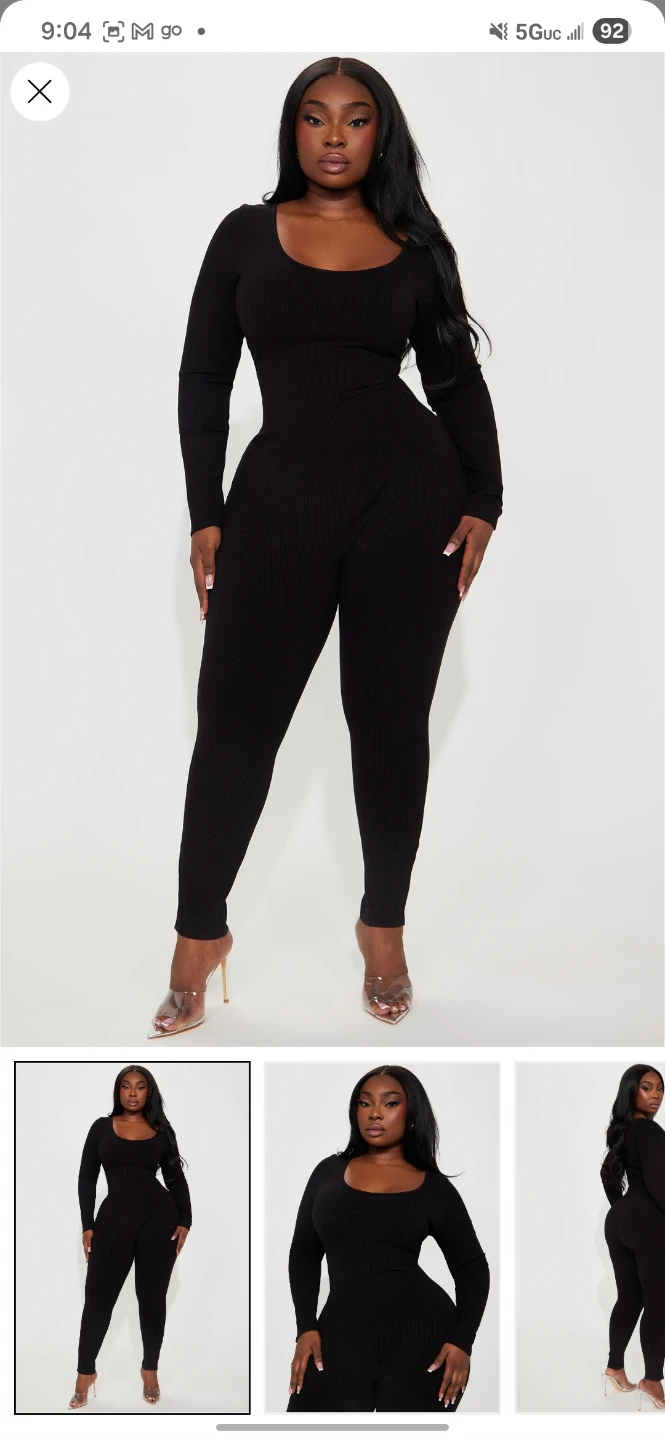 Fashion Nova Black Jumpsuit