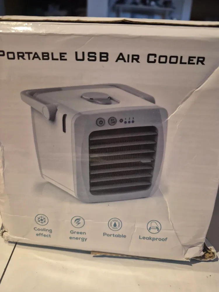 Portable USB Air Cooler - New in Box image indicator(4)