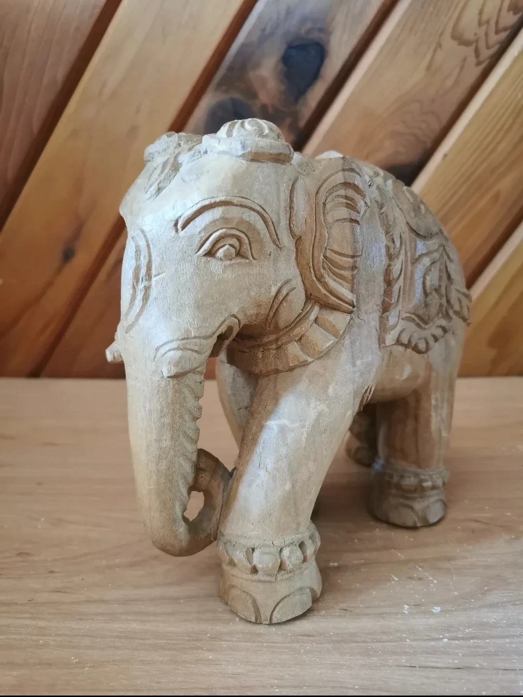 Hand Carved Elephant thumbnail