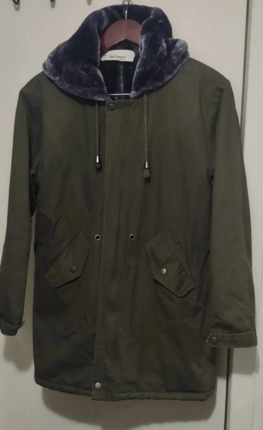 Bono Da Vinci Olive Green Winter hood Coat - photo 2