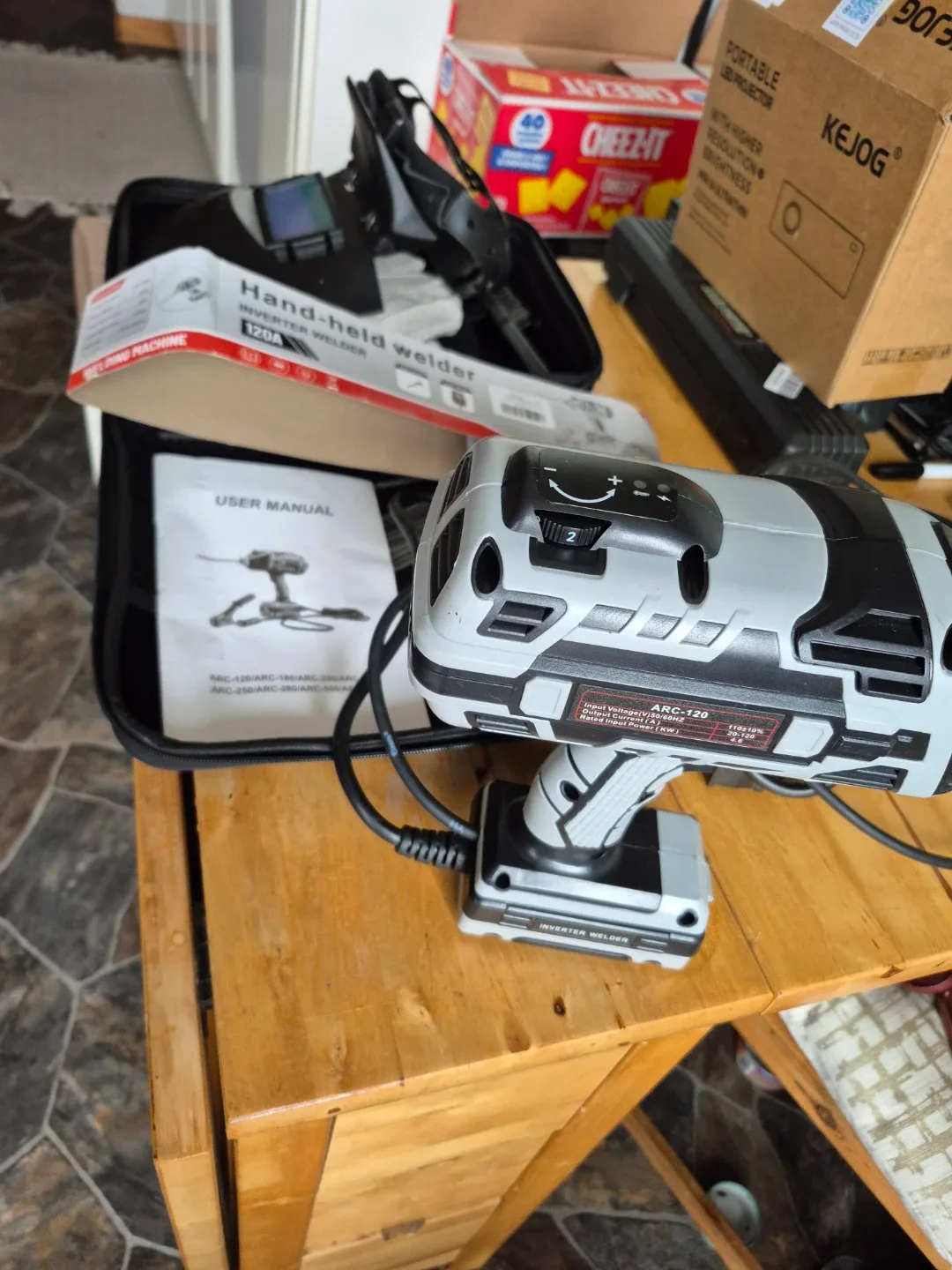 Portable Electric Welding Machine,120A image indicator(5)