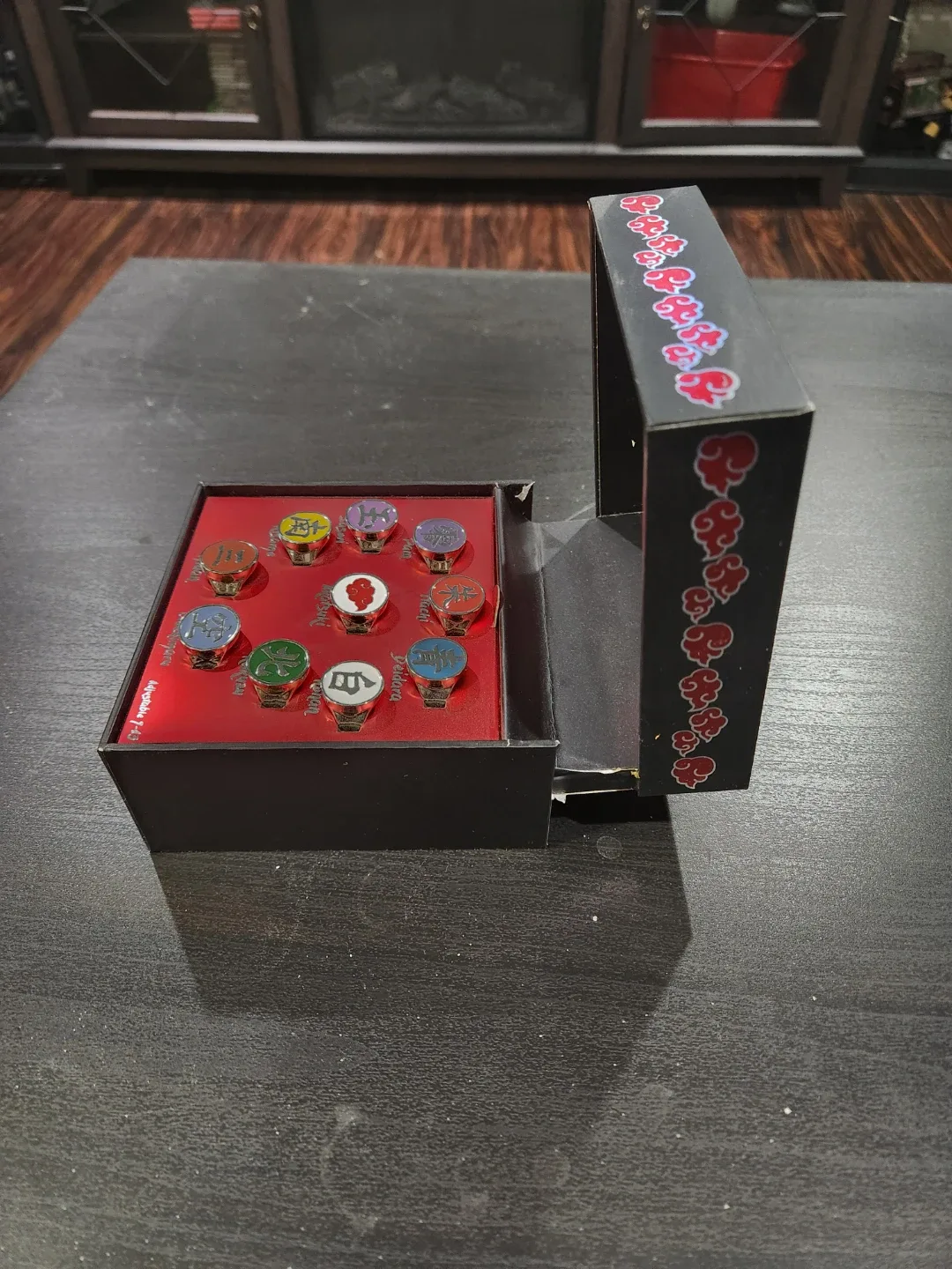 Naruto Shippuden Akatsuki Ring Set with Box image indicator(3)