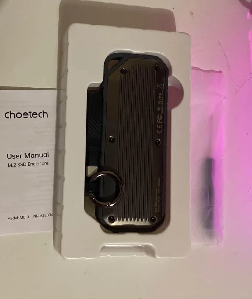 Choetech 8TB Ssd enclosure - photo 2