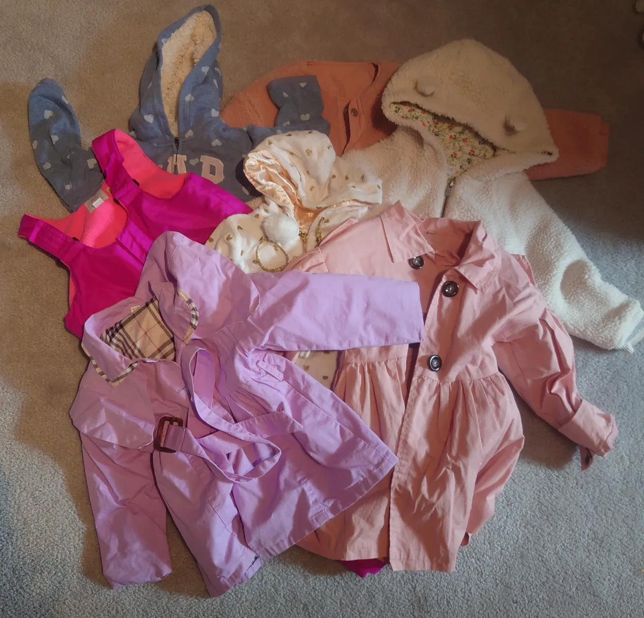 Baby Girl Clothes Bundle - Jackets, Coats, Snow pants Size 3-4
