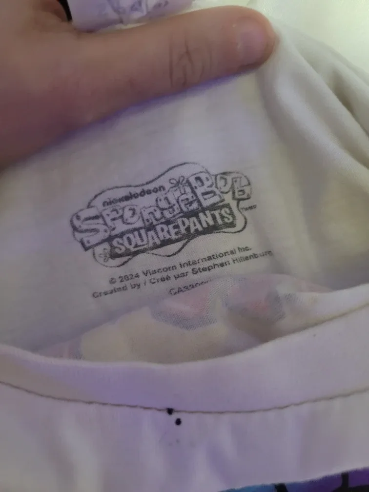 Spongebob Squarepants T-shirt Size S/P (7/8) image indicator(4)
