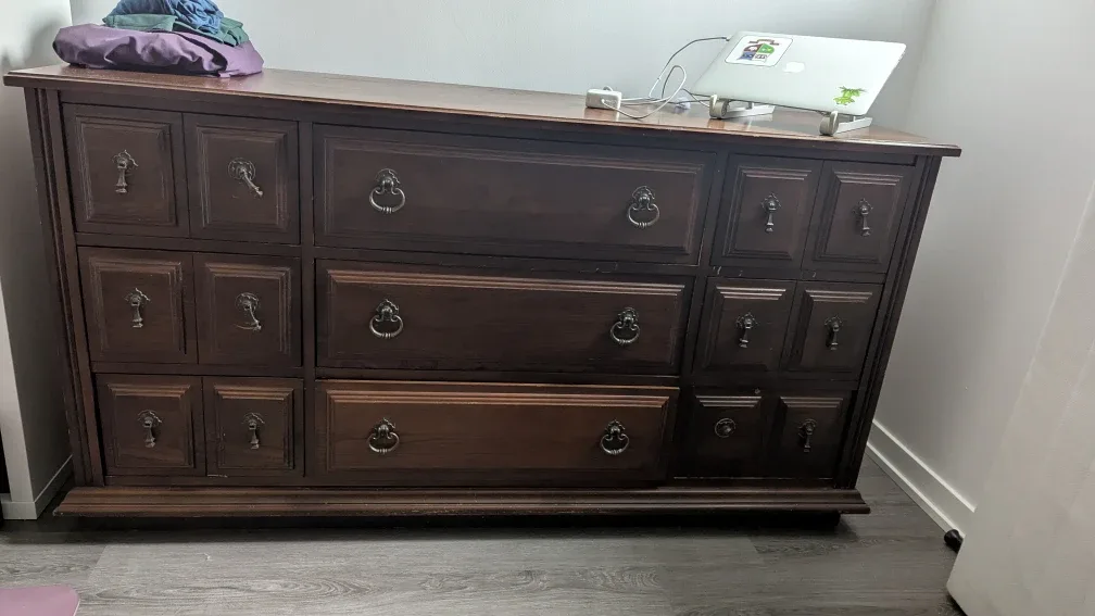 Dark Wood Dresser