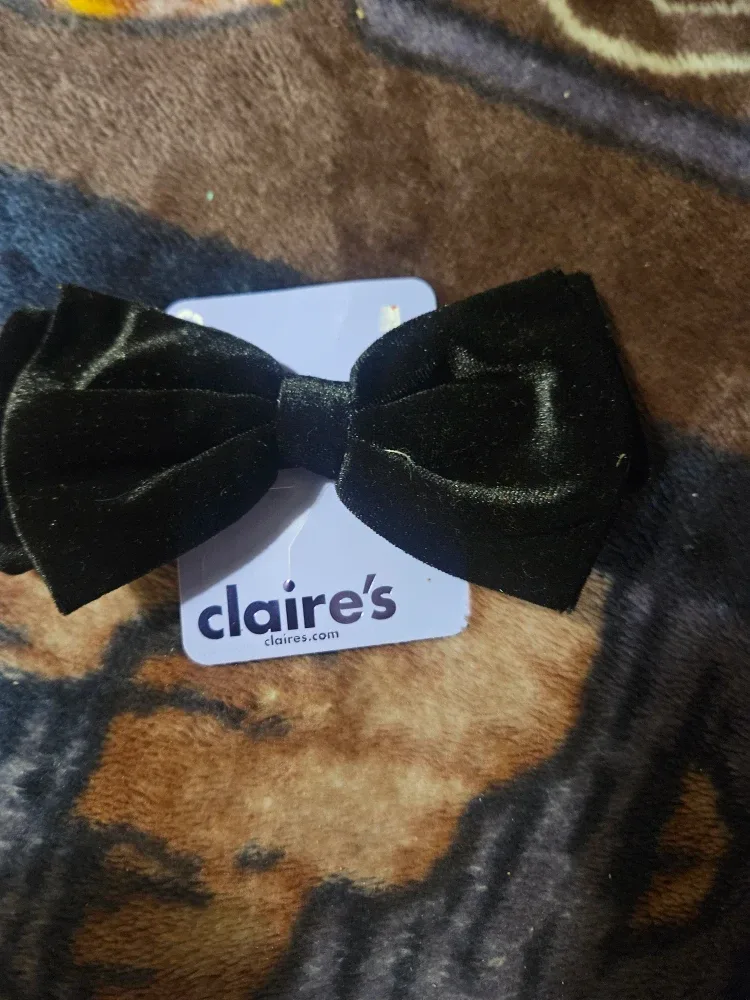Claire's Black Bow Hair Clip