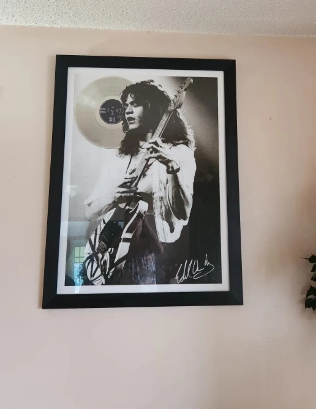 Eddie Van Halen Framed Autographed Photo image indicator(2)