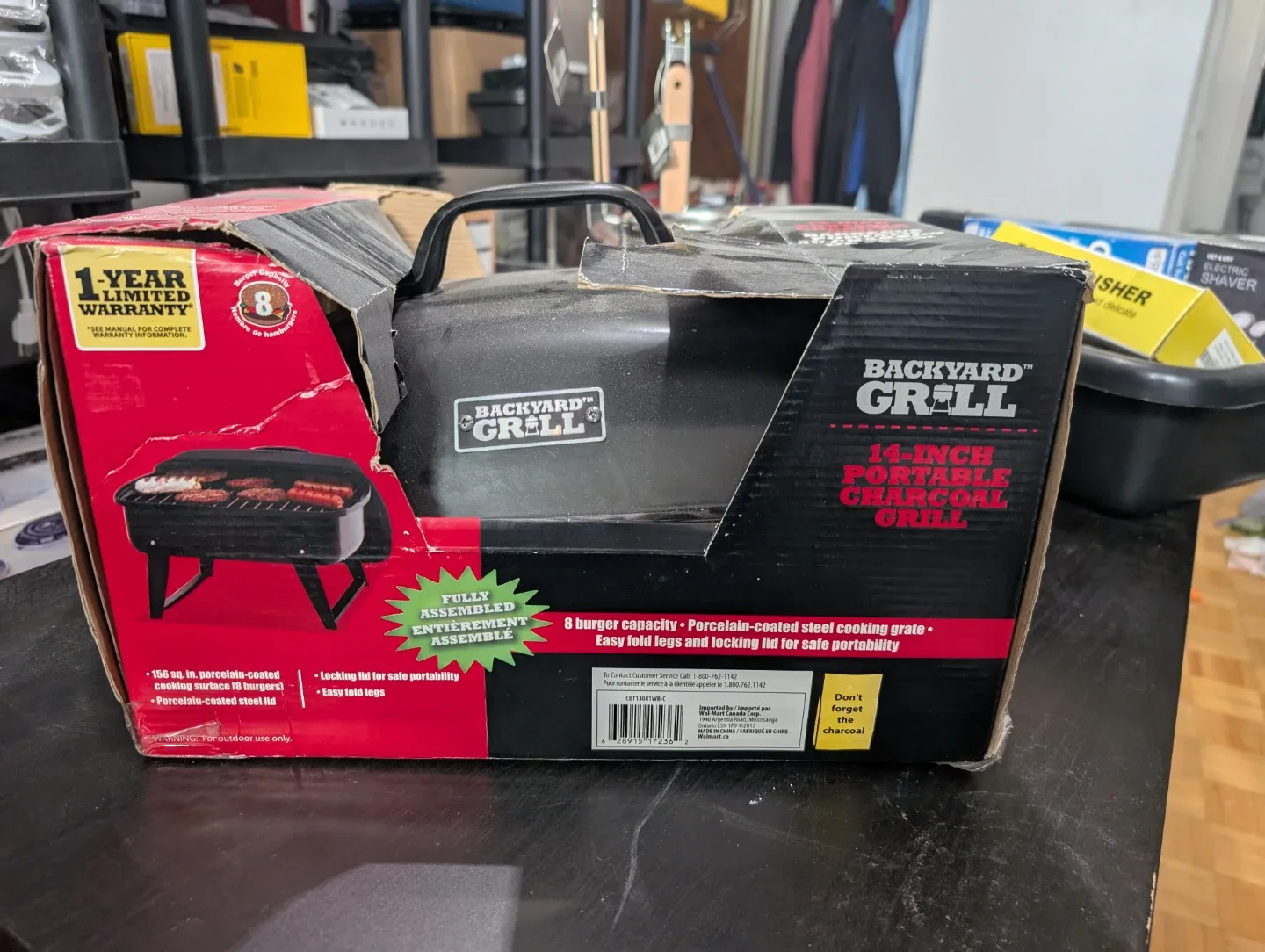 Backyard Grill 14-Inch Portable Charcoal Grill thumbnail