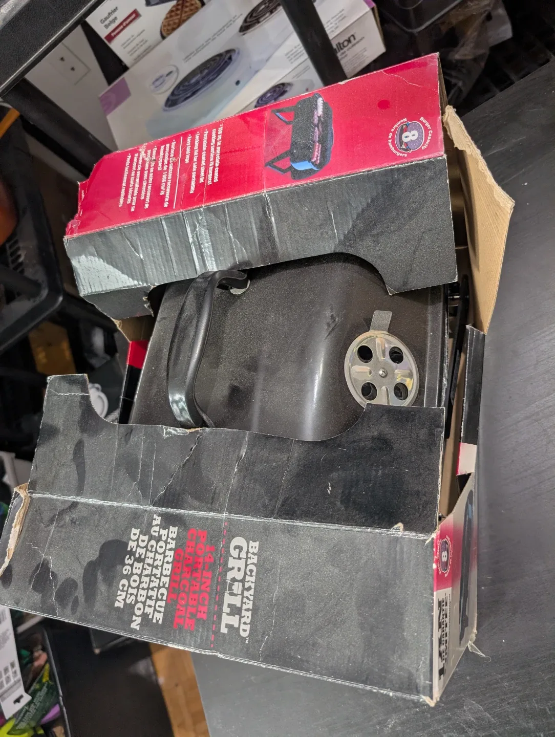 BRAND NEW Backyard Grill 14-Inch Portable Charcoal Grill image indicator(3)