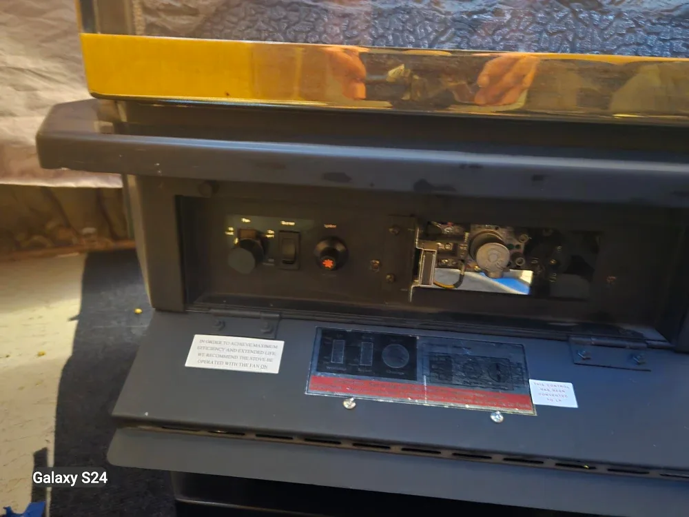 Black Electric Fireplace