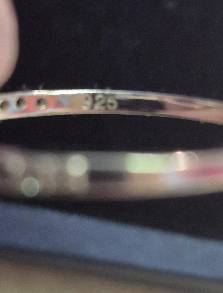 New sterling silver ring size 7 image indicator(5)