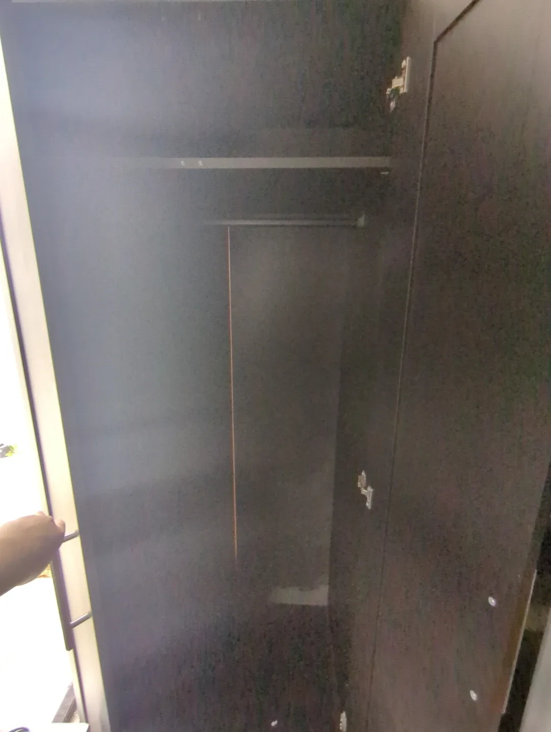 IKEA BLACK WOODEN CLOSET image indicator(2)