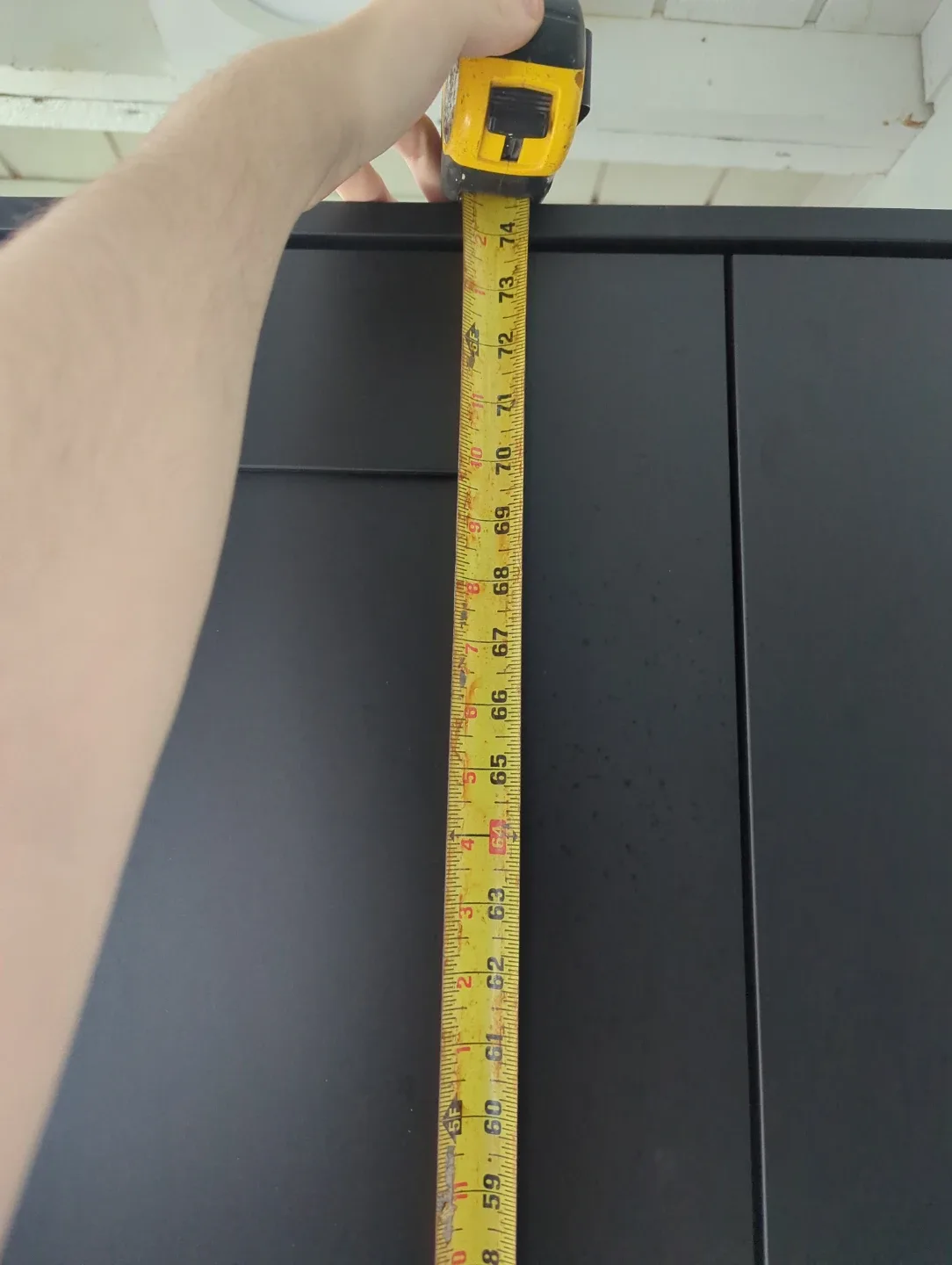 IKEA BLACK WOODEN CLOSET image indicator(4)