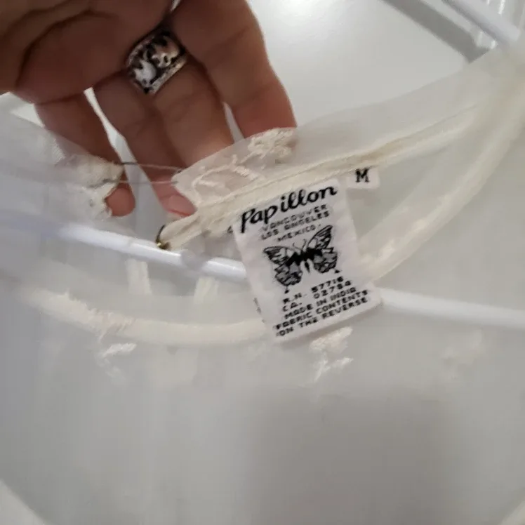 Papillon Fancy Dress - Size M - Cream Colour image indicator(4)