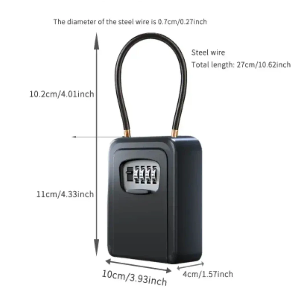 Hanging Password Lock Box, Select own password