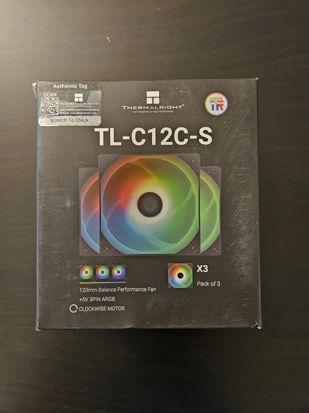 Thermalright TL-C12C-S 120mm ARGB Fan (x3)