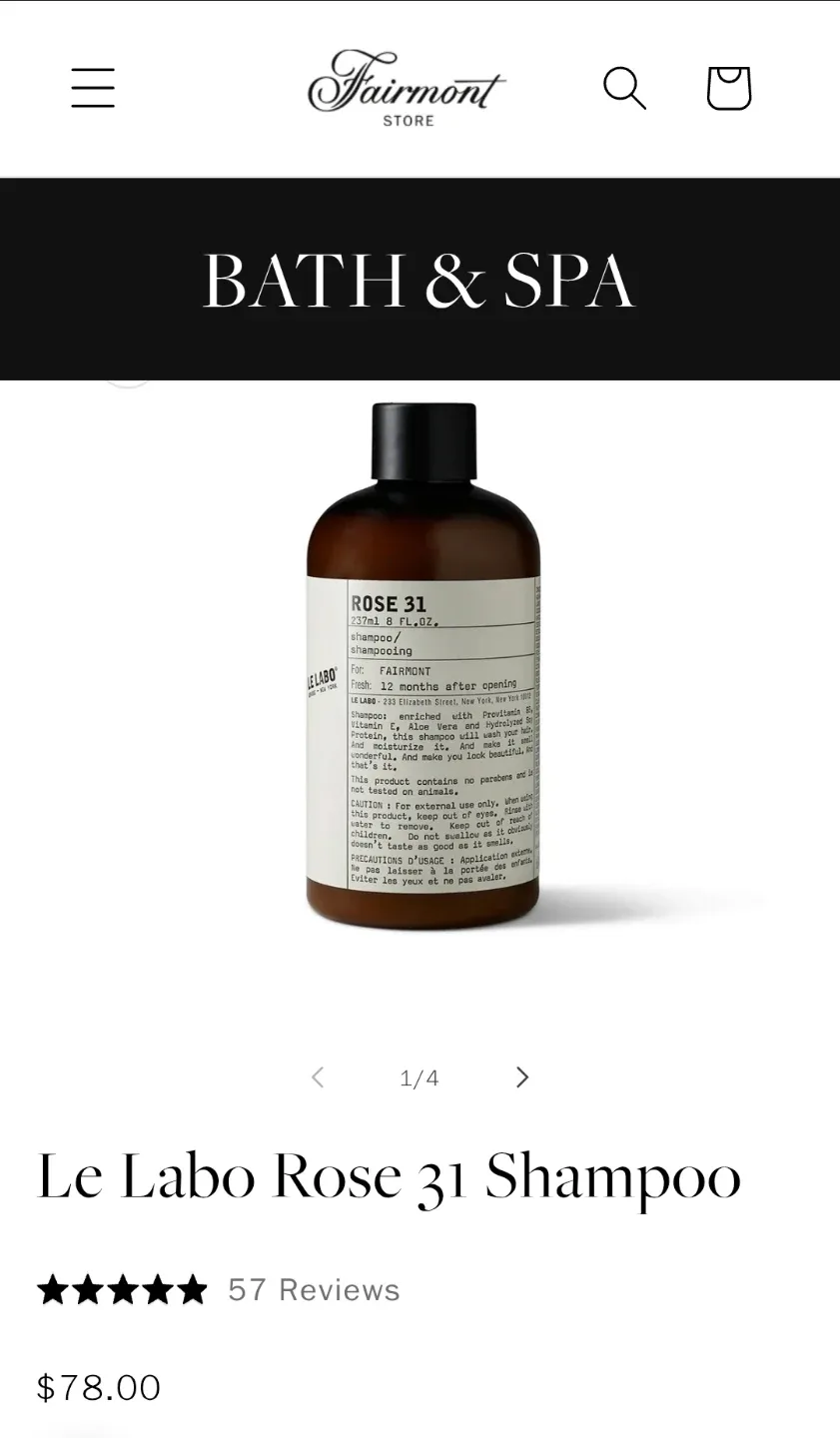 Brand New - Le Labo Rose 31 Shampoo and Conditioner image indicator(3)