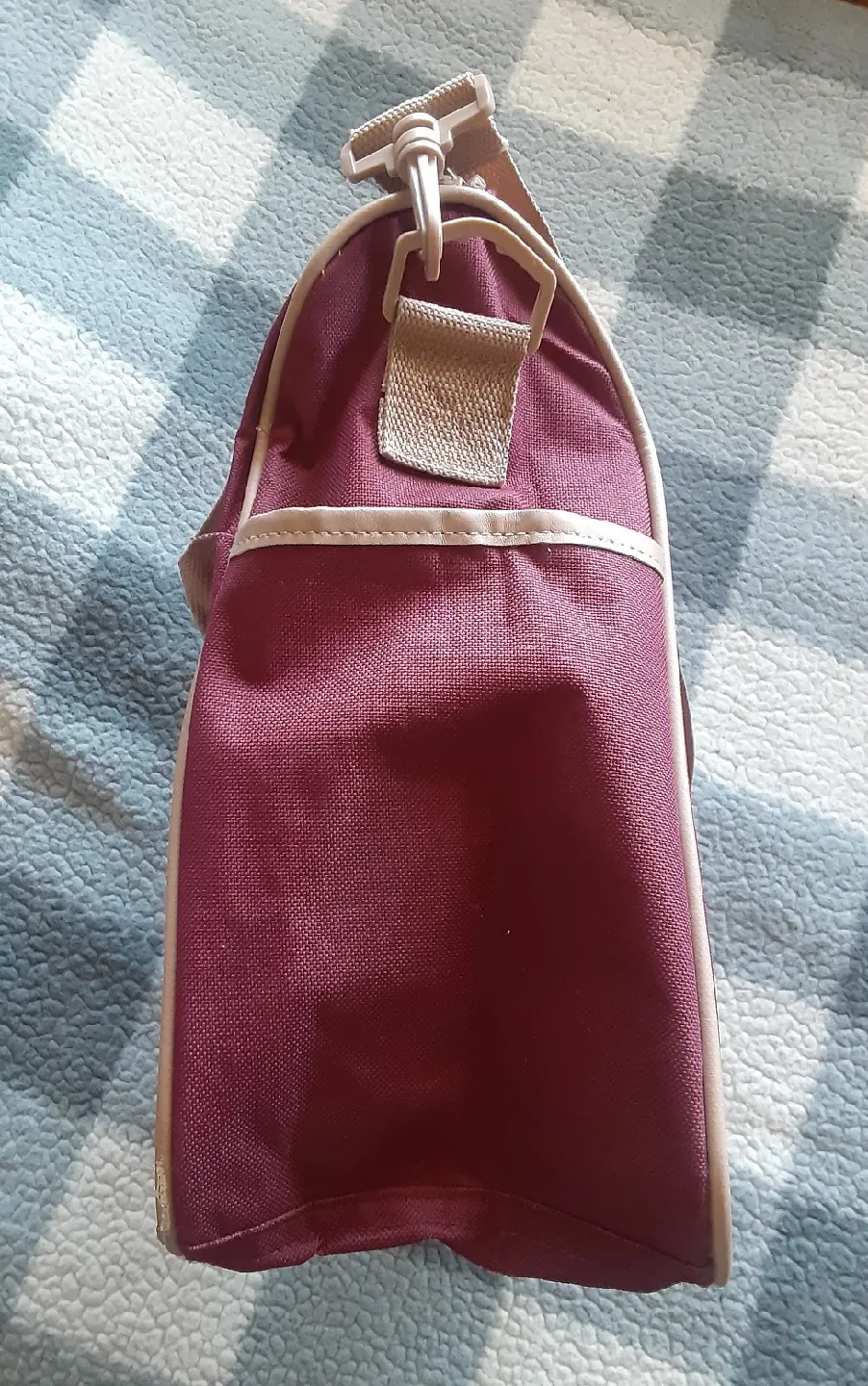 Maroon Tote Bag image indicator(2)